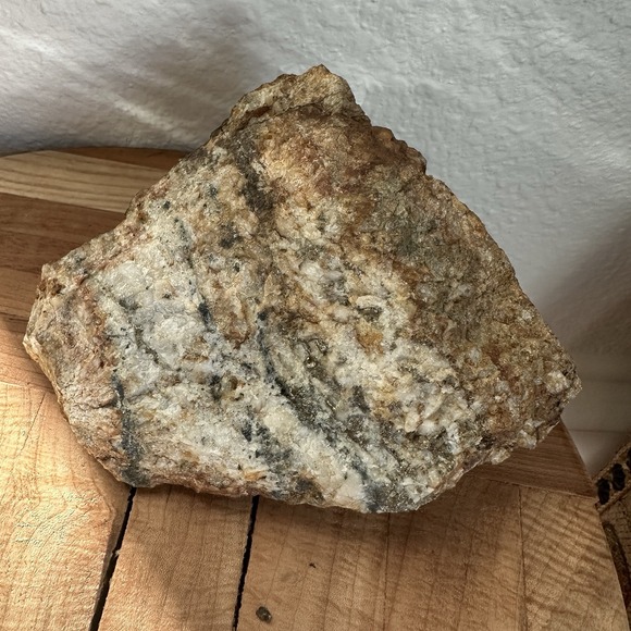 Skukum Creek Gold Silver Ore Mineral Specimen 5.5 Inch Polymetallic Quartz Vein